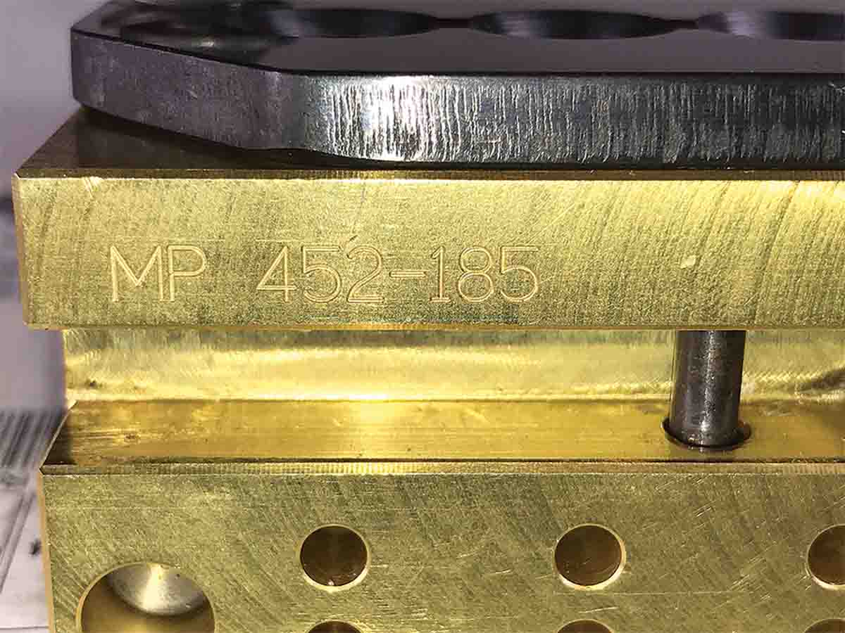 Most MP moulds are made of brass. A few are of aluminum or steel.